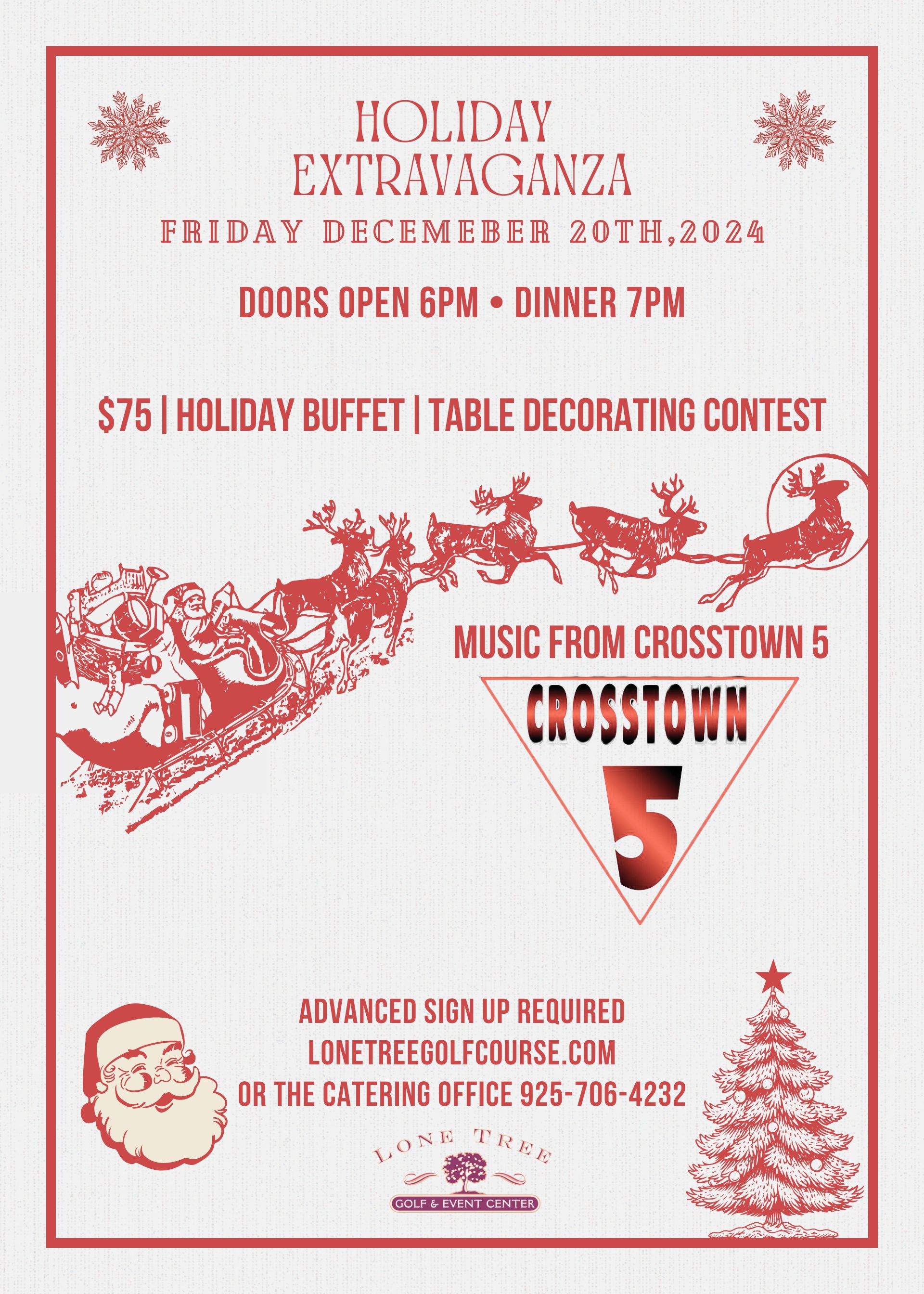 Holiday Extravaganza Flyer