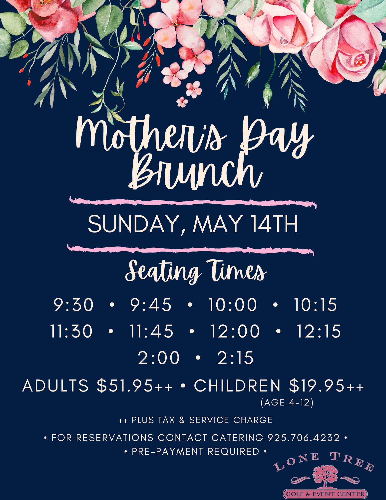 2023 Mothers Day Brunch Flyer